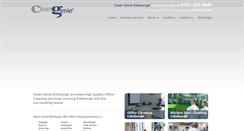 Desktop Screenshot of clean-genie-edinburgh.co.uk